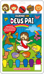 Colorindo com Deus Pai Prancheta Divertida