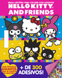 Hello Kitty Megaprancheta para Colorir com Adesivos
